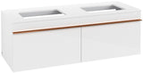Villeroy & Boch Venticello Waschtischunterschrank 1257 mm Glossy White für 2 Waschbecken