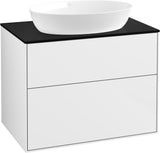 Villeroy & Boch Waschtischunterschrank Finion G9920 800 mm Glossy White Lacquer mit Beleuchtung