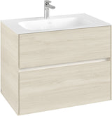 Villeroy & Boch Waschbeckenunterschrank Collaro C13800 White Oak – 796 mm, 2 Auszüge, SoftClosing