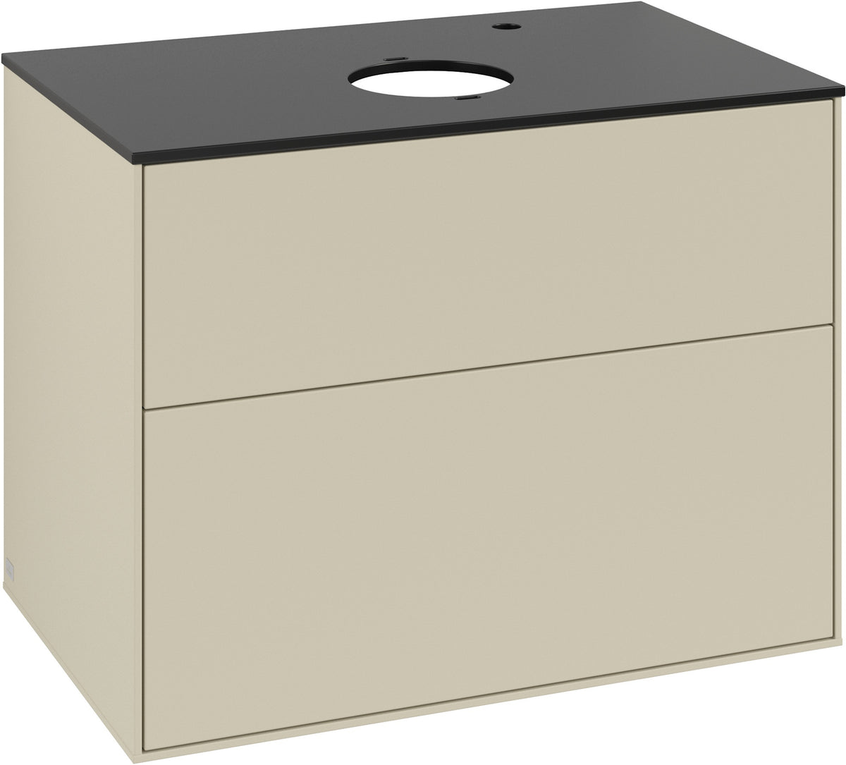 Villeroy & Boch Finion Waschbeckenunterschrank F87200GF – 800 mm, Glossy White Lacquer, mit Push-to-open