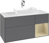 Villeroy & Boch Waschtischunterschrank Finion G831G 1200 mm Glossy White Lacquer mit Beleuchtung
