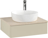 Villeroy & Boch Waschtischunterschrank Antao 600 mm, 1 Auszug, SoftClosing, Beleuchtung, Anthrazit Matt