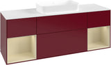 Villeroy & Boch Finion Waschbeckenunterschrank 1600 mm Glossy White Lacquer mit LED-Beleuchtung