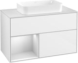 Villeroy & Boch Finion Waschtischunterschrank 1000 mm Glossy White Lacquer – mit LED-Beleuchtung & SoftClosing