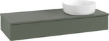 Villeroy & Boch Waschtischunterschrank Antao 1200 mm Leaf Green Matt Lack mit Auszug