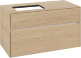 Villeroy & Boch Waschbeckenunterschrank Collaro C110 B0 Nordic Oak 1000 mm mit Beleuchtung
