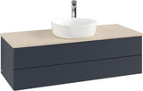 Villeroy & Boch Waschtischunterschrank Antao 1200 mm Anthracite Matt Lackiert mit LED-Beleuchtung