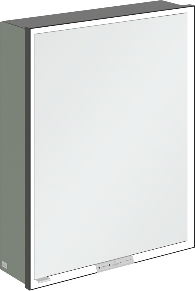 Villeroy & Boch Spiegelschrank My View+ B48110 1000 mm Graphite mit LED-Beleuchtung und SoftClosing
