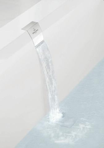 Villeroy & Boch Wasserzulauf CON0123 für Überlauf – 150x220x65 mm, 3/4 Zoll Außengewinde
