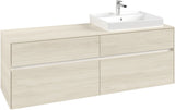 Villeroy & Boch Waschtischunterschrank Collaro C023B0 1600 mm White Oak mit Beleuchtung und SoftClosing