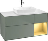 Villeroy & Boch Waschtischunterschrank Finion G831G 1200 mm Glossy White Lacquer mit Beleuchtung