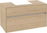 Villeroy & Boch Waschtischunterschrank Collaro Nordic Oak 1000 mm mit 2 Auszügen und SoftClosing