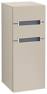 Villeroy & Boch SUBWAY 2.0 Seitenschrank 354 mm Eiche silbergrau – Wandhängend mit Soft-Close