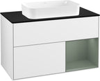 weiß / Mitteldichte Faserplatte (MDF) / F252G M 1000x603x501mm Glossy White