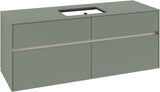 Villeroy & Boch Waschtischunterschrank Collaro C11600 1400 mm White Oak – 4 Auszüge, SoftClosing