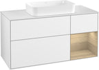 weiß / Mitteldichte Faserplatte (MDF) / G711P C 1200x603x501mm Glossy White