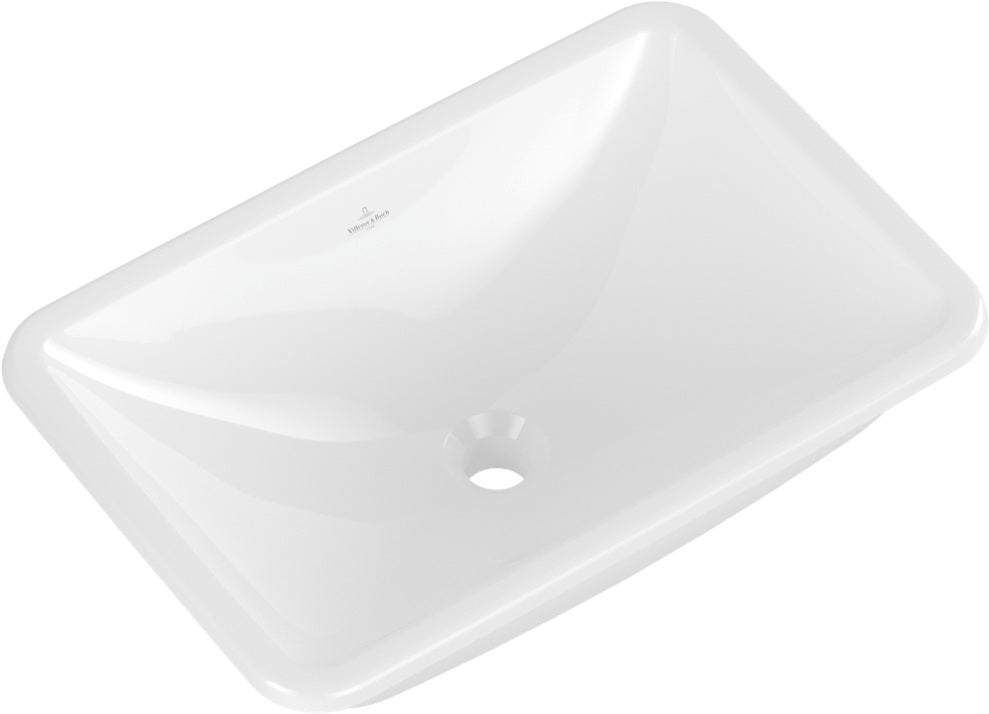 Villeroy & Boch Einbauwaschbecken Loop & Friends 4A64 510x340mm Weiß Alpin