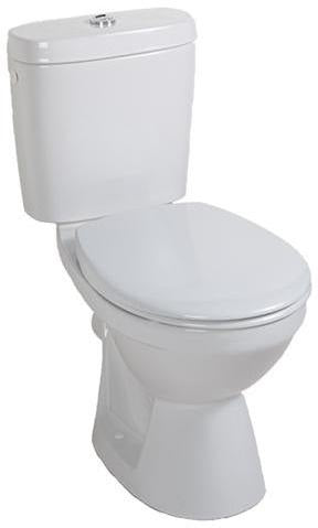 Villeroy & Boch Saval 2.0 Tiefspül-WC für Kombination, bodenstehend, Weiß Alpin, 355 x 670 mm