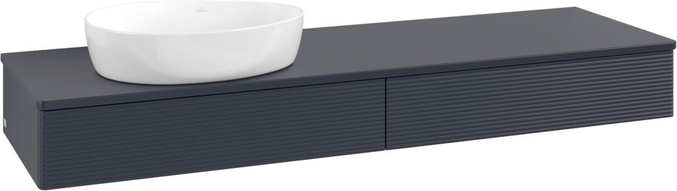 Villeroy & Boch Antao Waschbeckenunterschrank K15150 1600 mm Anthrazit Matt Lack