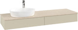 Villeroy & Boch Antao Waschtischunterschrank 1600 mm Anthracite Matt Lacquer mit Hahnlochbohrung