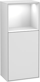 Villeroy & Boch Finion Seitenschrank G510GF, 418 mm, Glossy White Lacquer, mit Beleuchtung