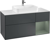 Villeroy & Boch Waschtischunterschrank Finion F421G 1200 mm Glossy White Lacquer