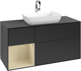 Villeroy & Boch Finion Waschtischunterschrank 1200 mm Glossy White Lacquer mit Beleuchtung