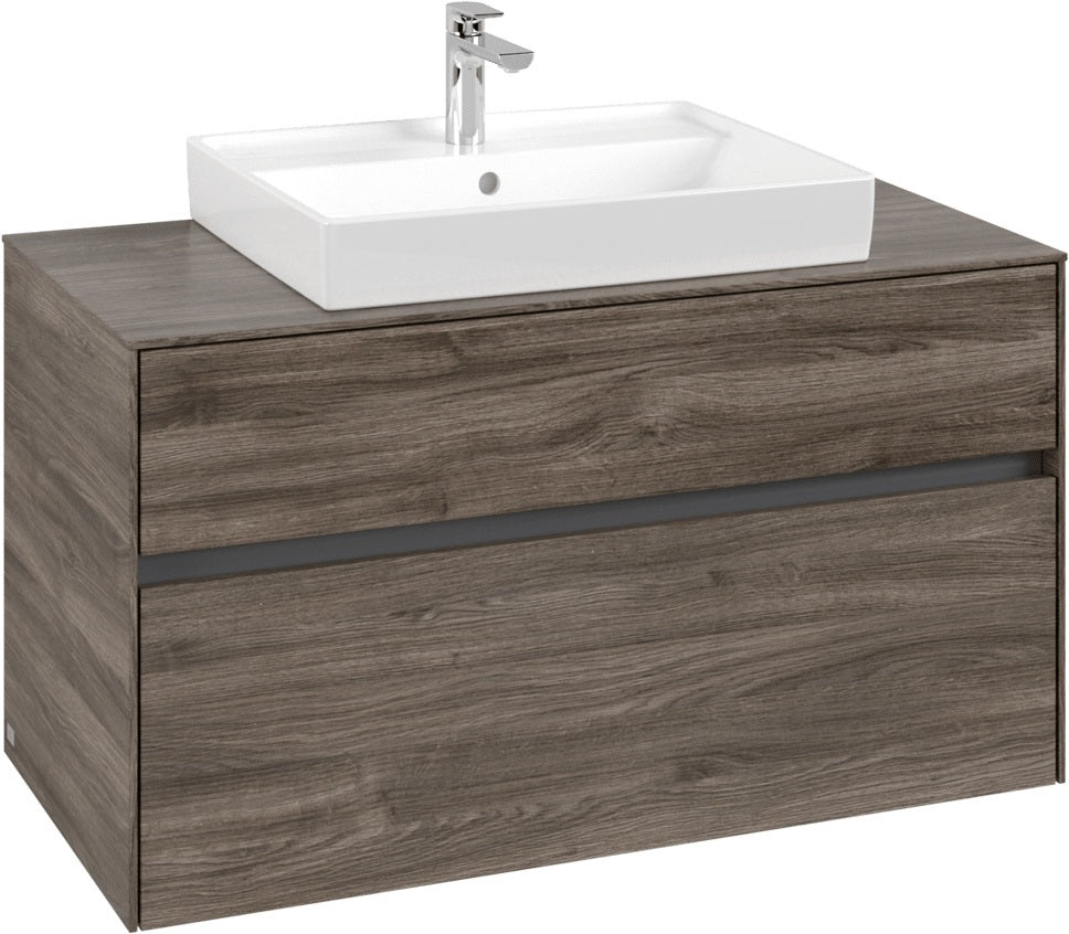 Villeroy & Boch Waschbeckenunterschrank Collaro C01900 1000 mm Stone Oak mit SoftClosing