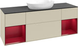 Villeroy & Boch Finion Waschtischunterschrank 1600 mm Glossy White Lacquer mit Beleuchtung