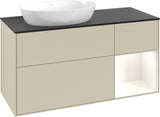 Villeroy & Boch Finion Waschtischunterschrank 1200 mm Glossy White Lacquer mit LED-Beleuchtung
