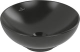 Villeroy & Boch Loop & Friends Aufsatzwaschbecken 380 mm rund Ebony CeramicPlus
