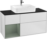 Villeroy & Boch Finion Waschbeckenunterschrank 1200 mm Glossy White mit Beleuchtung