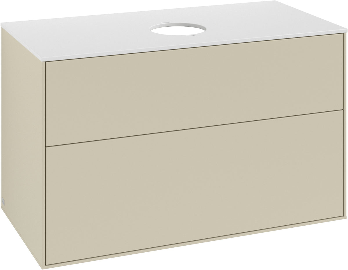 Villeroy & Boch Finion Waschtischunterschrank FA0200 1000 mm Glossy White Lacquer