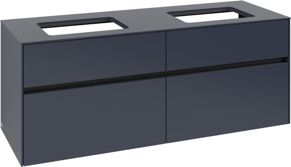 Villeroy & Boch Waschtischunterschrank Collaro C119 B0 1400 mm White Oak mit Beleuchtung