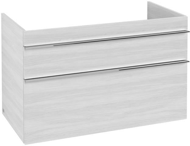 Villeroy & Boch Waschtischunterschrank VENTICELLO 953 mm Santana Oak mit 2 Auszügen und Glasabtrennungen