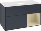 Villeroy & Boch Finion Waschtischunterschrank FA21GFGF 1000 mm Glossy White Lacquer