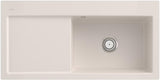 Villeroy & Boch SUBWAY 60 XL FLAT Einbauspüle 965x475mm Ivory CeramicPlus