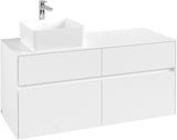 Villeroy & Boch Waschtischunterschrank Collaro C042 1200 mm White Matt mit 4 Auszügen