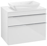 Villeroy & Boch Venticello Waschtischunterschrank 757 mm Glossy White mit 2 Auszügen