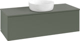 Villeroy & Boch Waschtischunterschrank Antao 1200 mm Leaf Green Matt Lack mit LED-Auszugsbeleuchtung