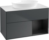 Villeroy & Boch Finion Waschtischunterschrank FA21GFGF 1000 mm Glossy White Lacquer