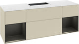 Villeroy & Boch Finion Waschtischunterschrank 1600 mm Glossy White Lacquer mit Beleuchtung