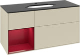 Villeroy & Boch Finion Waschtischunterschrank 1200 mm Glossy White Lacquer mit LED-Beleuchtung