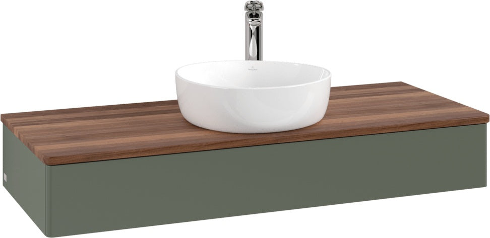Villeroy & Boch Antao Waschtischunterschrank 1200 mm Leaf Green Matt – Push-to-Open & SoftClosing