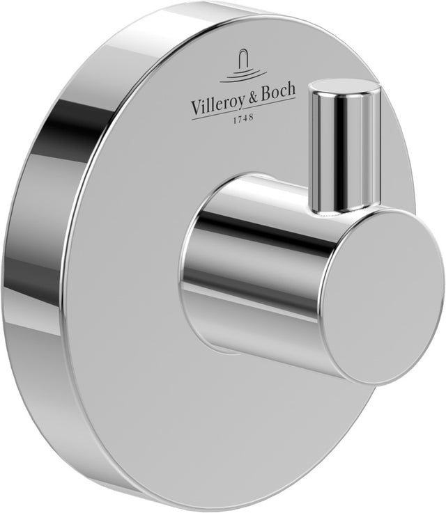 Villeroy & Boch Handtuchhaken Elements - Tender TVA1 51011000, 54x32x54 mm, Rund, Chrom
