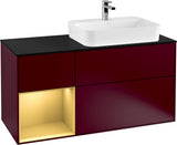 Villeroy & Boch Finion Waschbeckenunterschrank 1200 mm Glossy White Lacquer mit Beleuchtung