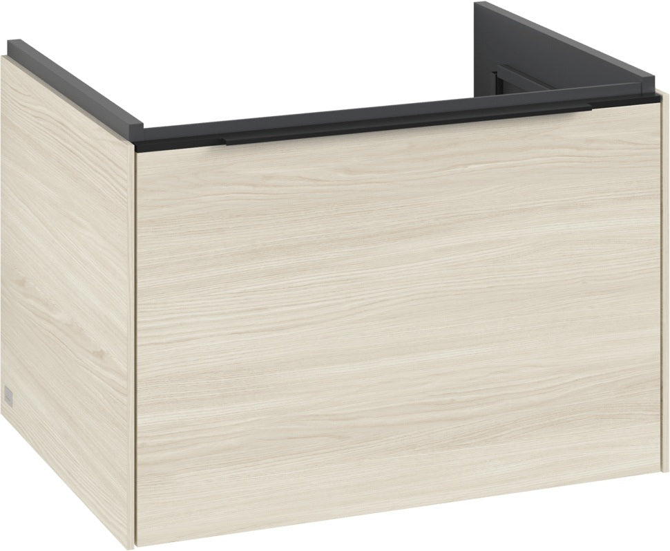 Villeroy & Boch Subway 3.0 Waschtischunterschrank C57500, 622 mm, Brilliant White, mit SoftClosing-Auszug