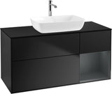 Villeroy & Boch Finion Waschbeckenunterschrank 1200 mm Glossy White Lacquer mit Beleuchtung