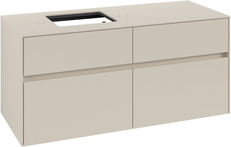 Villeroy & Boch Waschtischunterschrank Collaro C12900 1200 mm Cashmere Grey mit SoftClosing