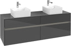 grau / Mitteldichte Faserplatte (MDF) / anthrazit matt